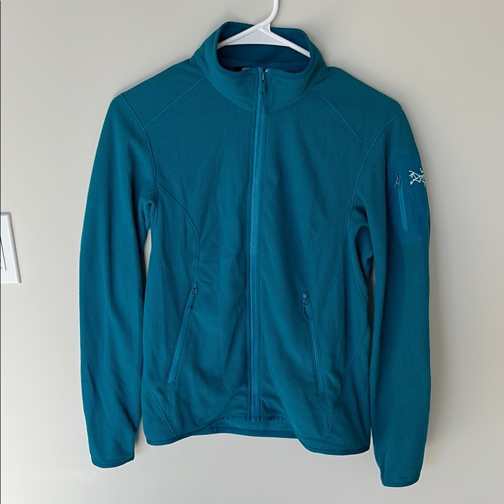 Arc’Teryx Delta LT Women’s jacket Baselayer Teal Blue Size Small